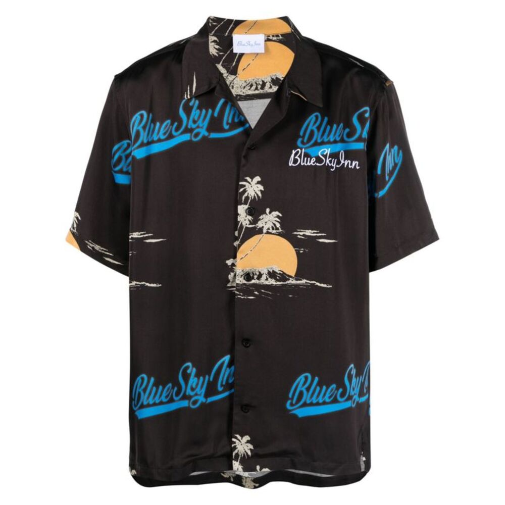 Blue Sky Inn Men's Logo Viscose Shirt